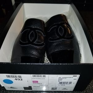 Chanel Espadrilles Slides